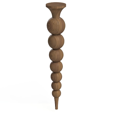 Designs Of Distinction 29" Perle Leg - Walnut 01245129WL1